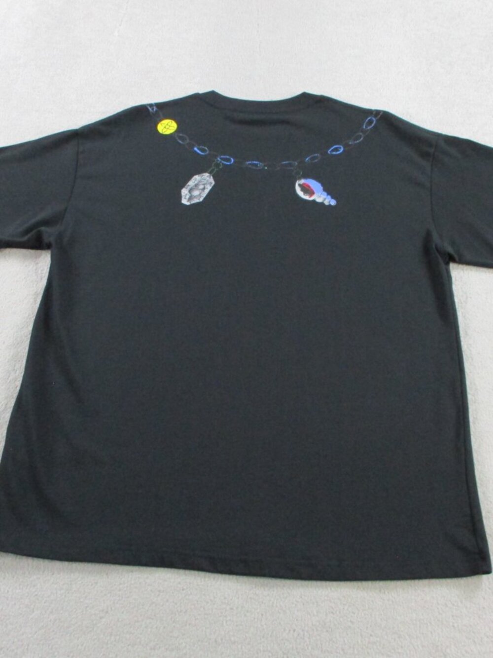 Louis Vuitton Nautical Necklace Shirt Adult Large Black Graphic Print Designer - Picture 3 of 12